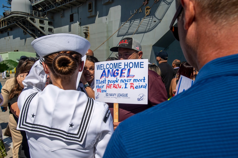 USS America Completes Homeport Change to San Diego