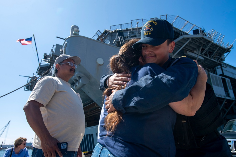 USS America Completes Homeport Change to San Diego