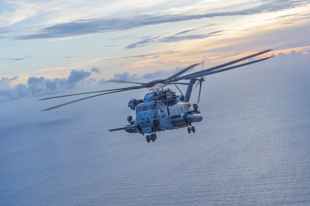 22nd MEU(SOC) | C-130J Super Hercules and CH-53E Super Stallion Aerial Refueling Operations