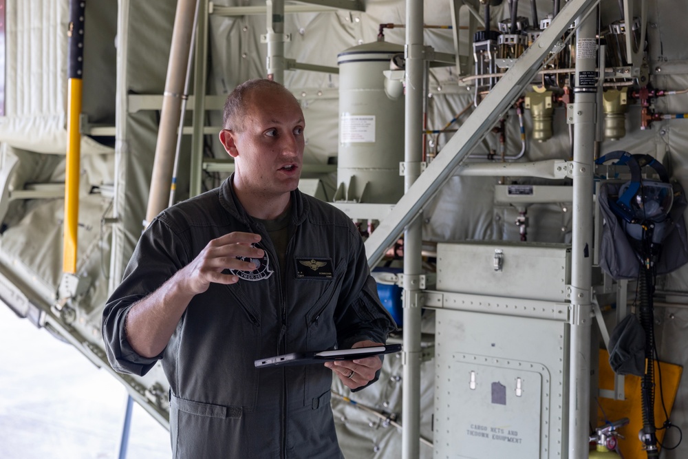 22nd MEU(SOC) | C-130J Super Hercules and CH-53E Super Stallion Aerial Refueling Operations