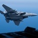 F-15EX Eagle II flies over the Gulf of America