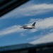 F-16D Fighting Falcon flies over the Gulf of America