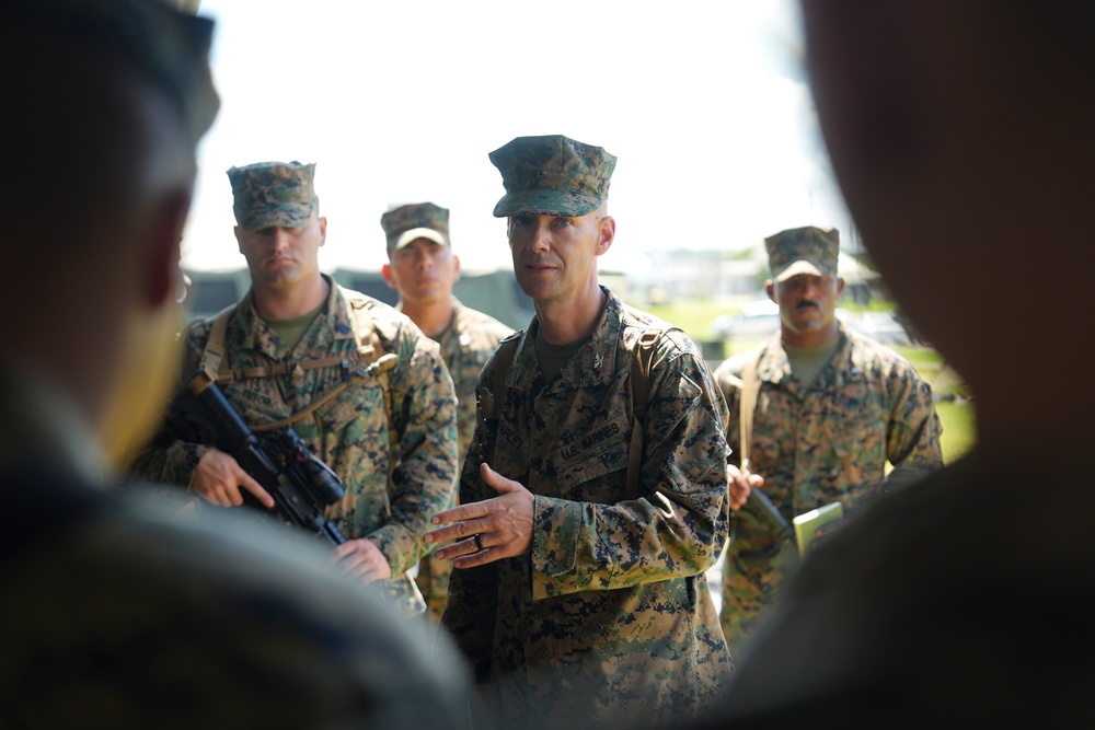 3rd Marine Logistics Group Leadership Visits Combat Logistics Support Area During GATOREX 25.2 3rd Marine Logistics Group Leadership Visits Combat Logistics Support Area During GATOREX 25.2