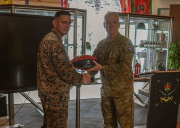 MRF-D 25.3: U.S. Marines, Australian Army Soldiers, take part in farewell event