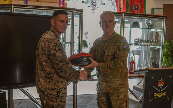 MRF-D 25.3: U.S. Marines, Australian Army Soldiers, take part in farewell event