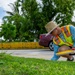 Village beautification with the Mayor of Dededo