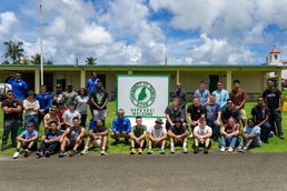 Village beautification with the Mayor of Dededo