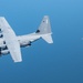 EC-130J and F-16D fly over the Gulf of America