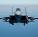 F-15EX Eagle II flies over the Gulf of America