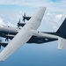 EC-130J Commando Solo flies over the Gulf of America