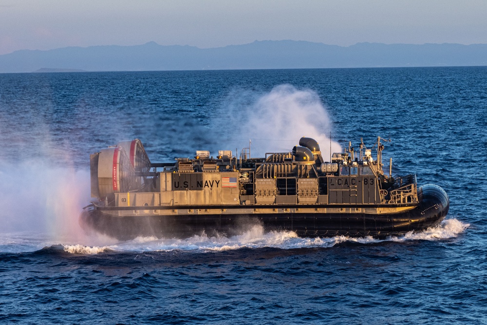 22nd MEU(SOC) | Caribbean Sea LCAC Operations