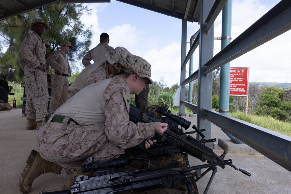 5th ANGLICO executes live-fire machine gun range