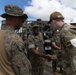 1st Marine Aircraft Wing leadership tour aircraft damage repair site during Resolute Dragon 25