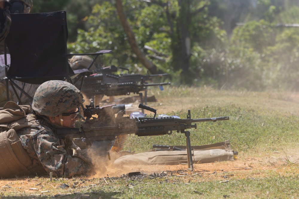 5th ANGLICO executes live-fire machine gun range