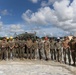 1st Marine Aircraft Wing leadership tour aircraft damage repair site during Resolute Dragon 25