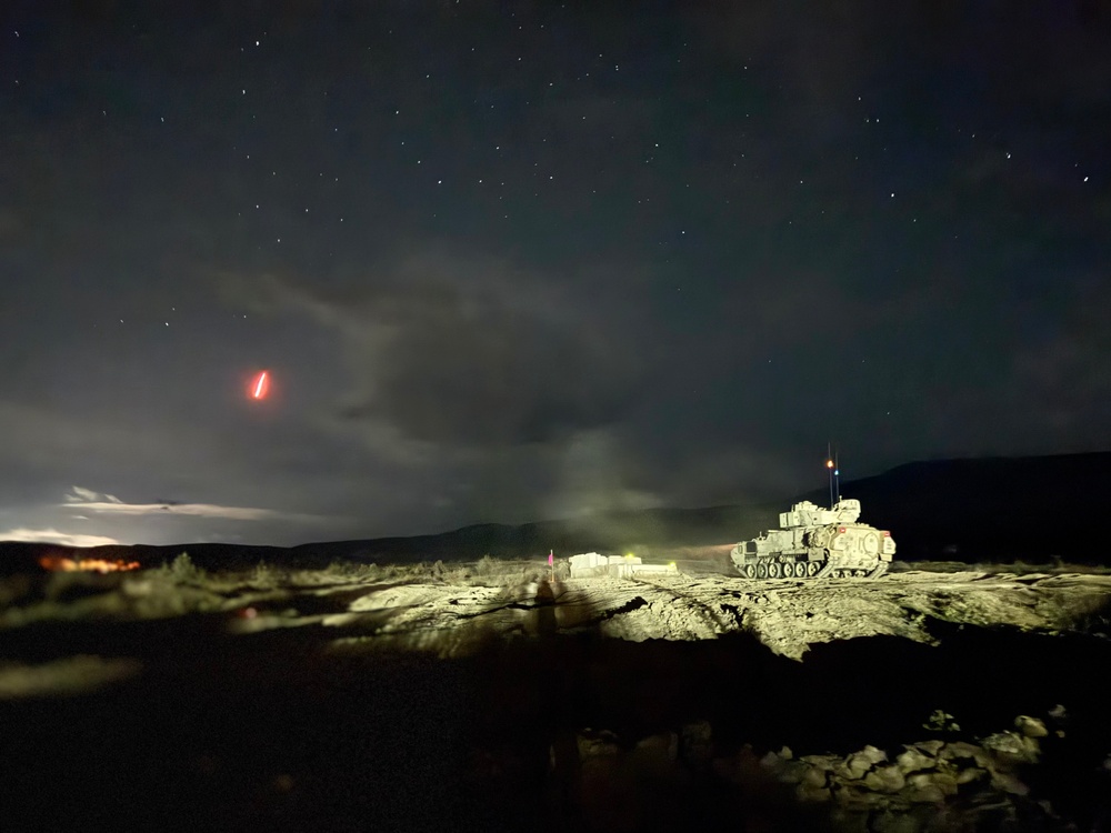 1st ABCT, 1st Infantry Division, M2A3 Bradley Gunnery at Novo Selo Training Area