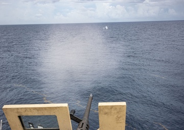 22nd MEU(SOC) | BLT 3/6 Machine Gun Deck Shoot on USS San Antonio