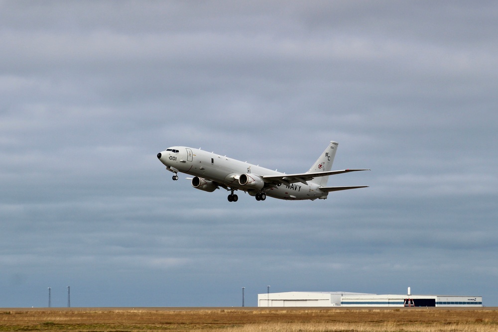 P-8A Poseidon Executes Training Flight