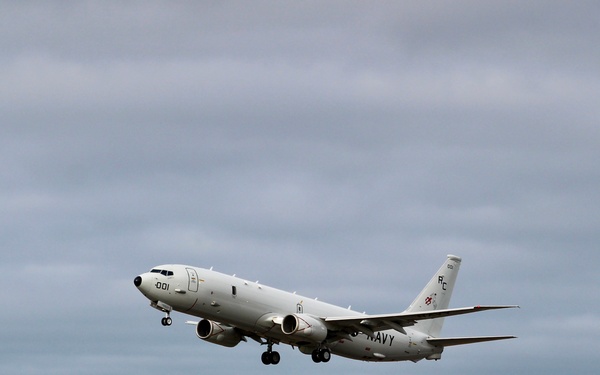 P-8A Poseidon Executes Training Flight