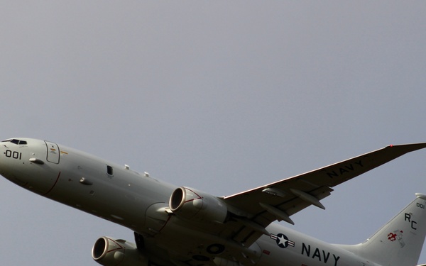 P-8A Poseidon Executes Training Flight