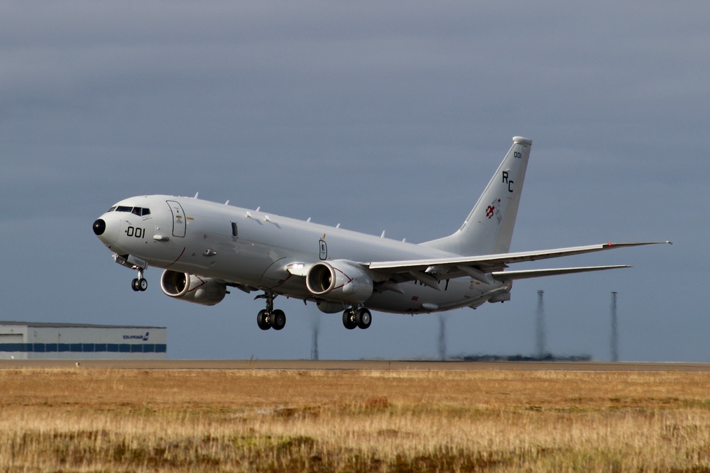 P-8A Poseidon Executes Training Flight