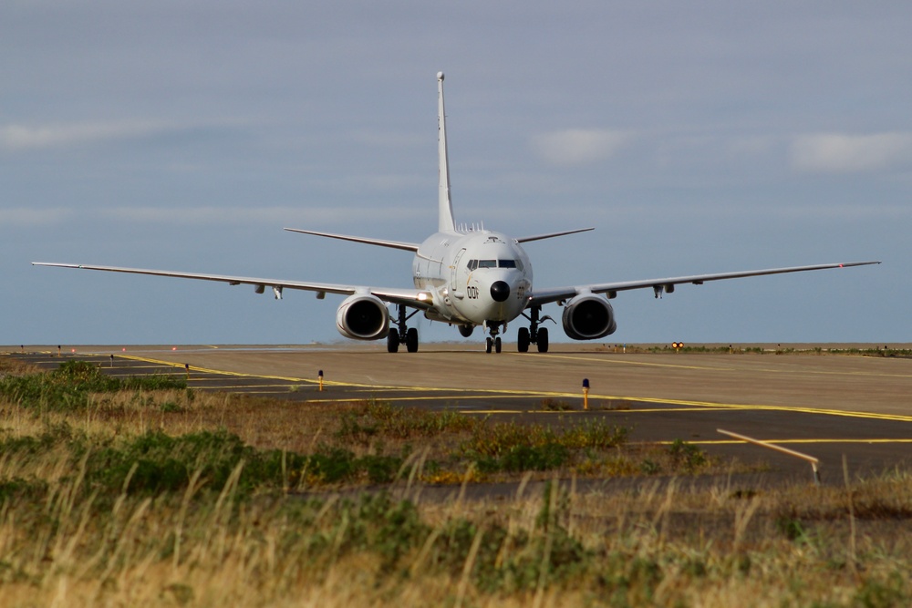 P-8A Poseidon Executes Training Flight