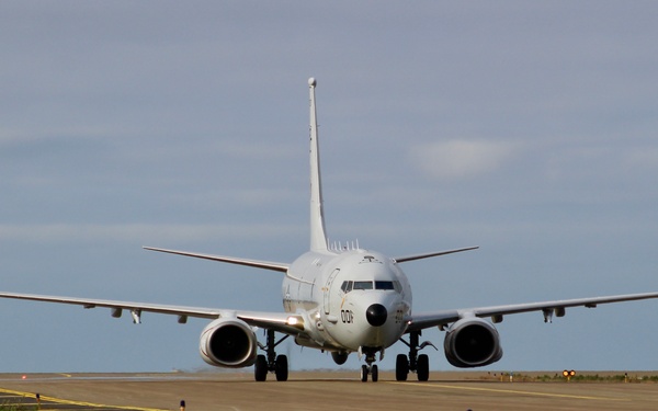 P-8A Poseidon Executes Training Flight