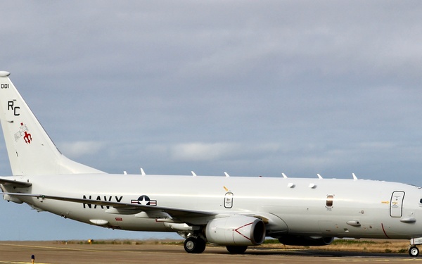 P-8A Poseidon Executes Training Flight