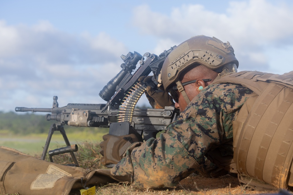 5th ANGLICO executes live-fire machine gun range
