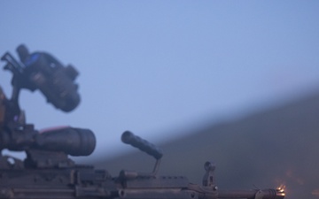 5th ANGLICO executes live-fire machine gun range
