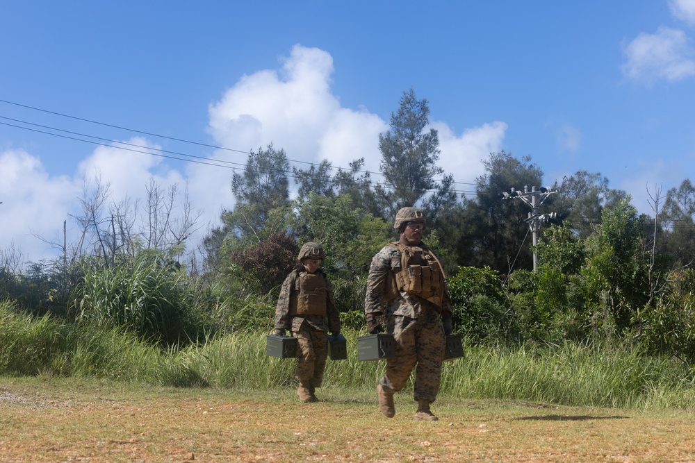 5th ANGLICO executes live-fire machine gun range