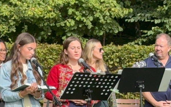 USAG Stuttgart chaplains hold Catholic picnic at Katzenbacher Hof Biergarten