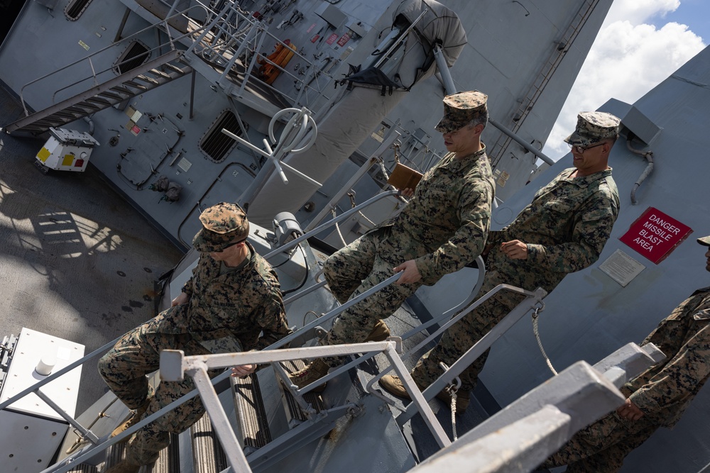 RD25 | 12th MLR Marines Visit U.S.S. John Finn
