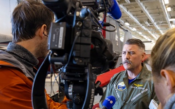 USS Gerald R. Ford (CVN 78) Hosts Neptune Strike 25-3 Media Embark