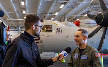 USS Gerald R. Ford (CVN 78) Hosts Neptune Strike 25-3 Media Embark