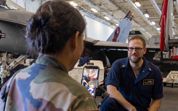 USS Gerald R. Ford (CVN 78) Hosts Neptune Strike 25-3 Media Embark