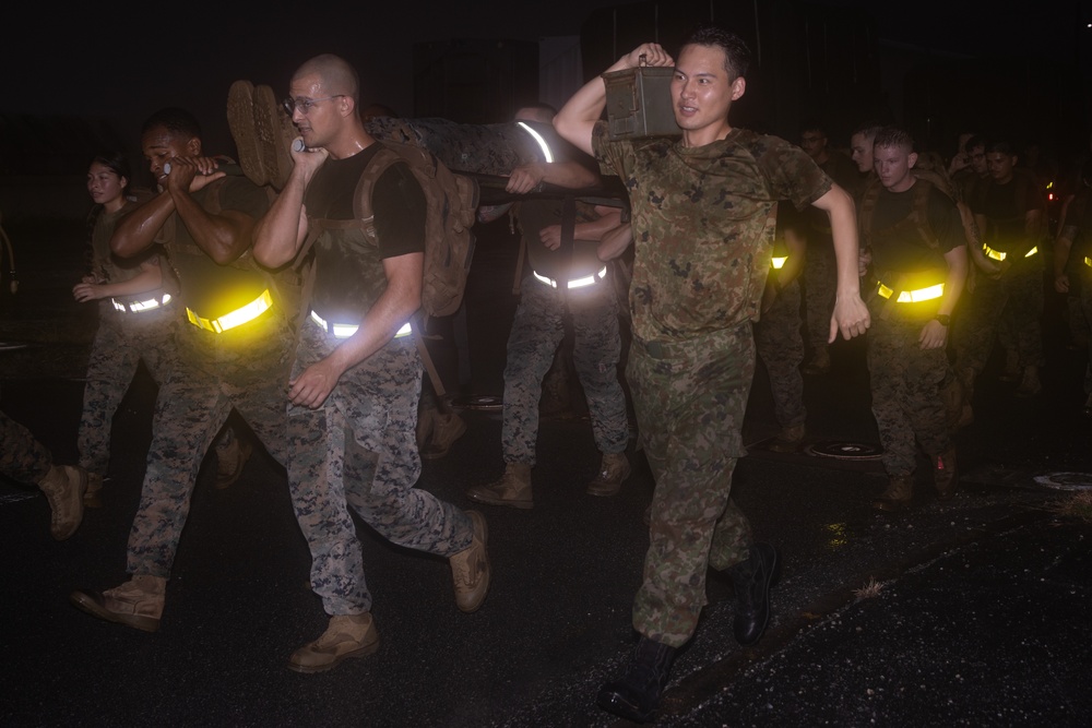 U.S. Marines, JGSDF soldiers conduct physical training during exercise Resolute Dragon 25 U.S. Marines, JGSDF soldiers conduct physical training during exercise Resolute Dragon 25