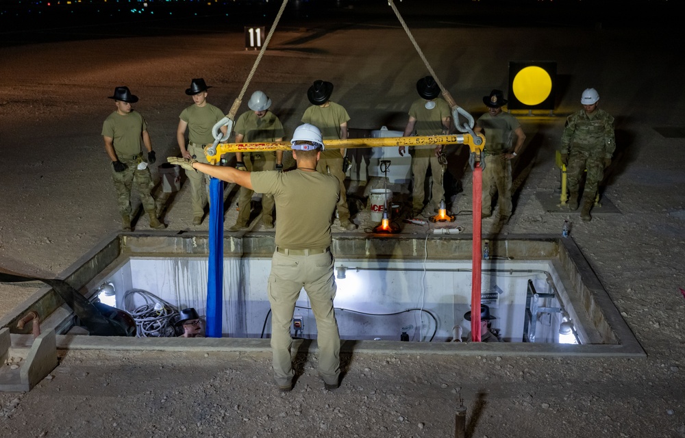 Locked In: Airmen Complete Critical Arresting System Maintenance