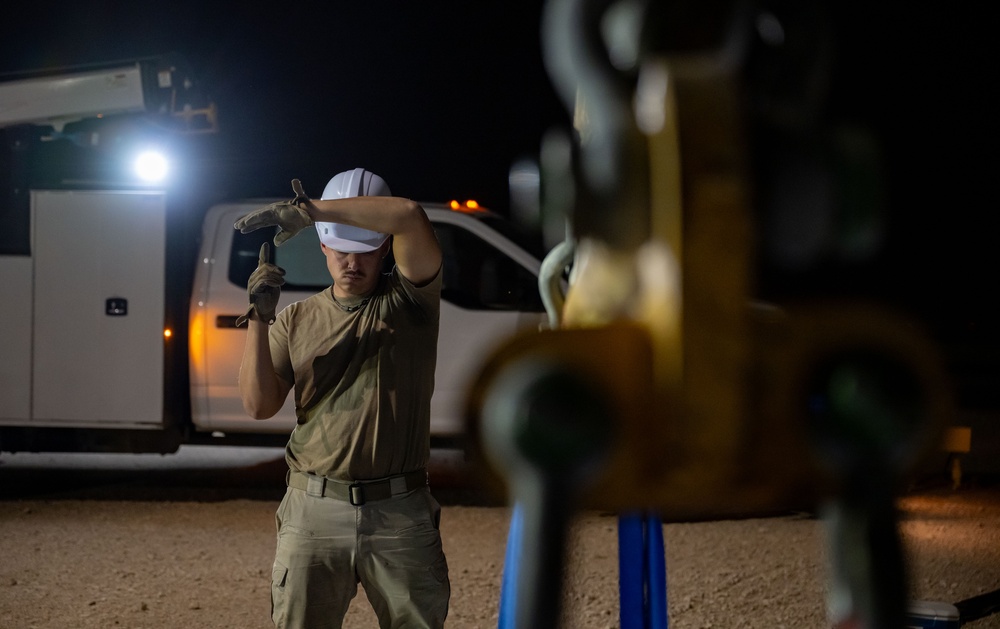 Locked In: Airmen Complete Critical Arresting System Maintenance
