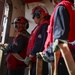 Flight Deck damage control drill aboard USS Paul Ignatius (DDG 117)