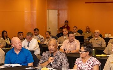 CNMI, DOW leaders strengthen partnerships on Saipan, Tinian