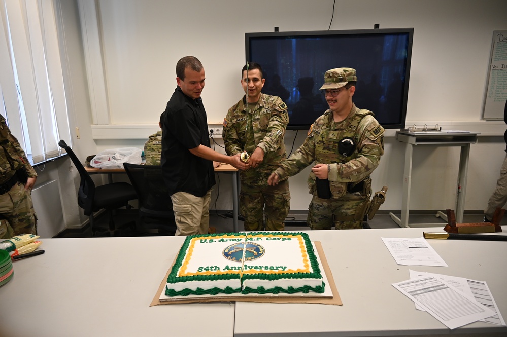 USAG Stuttgart hosts cake cutting ceremony to celebrate 84th anniversary of the U.S. Army Military Police Corps