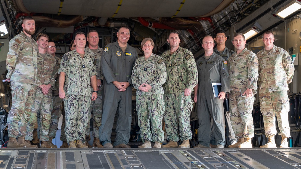 U.S. TRANSCOM Chief of Staff visits Joint Base Charleston