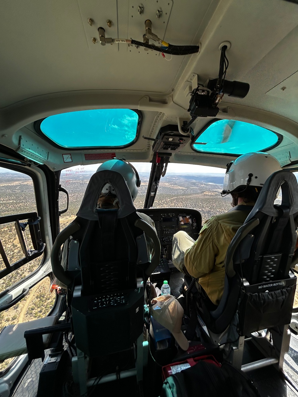 Aerial Attack on the Middle Mesa Fire
