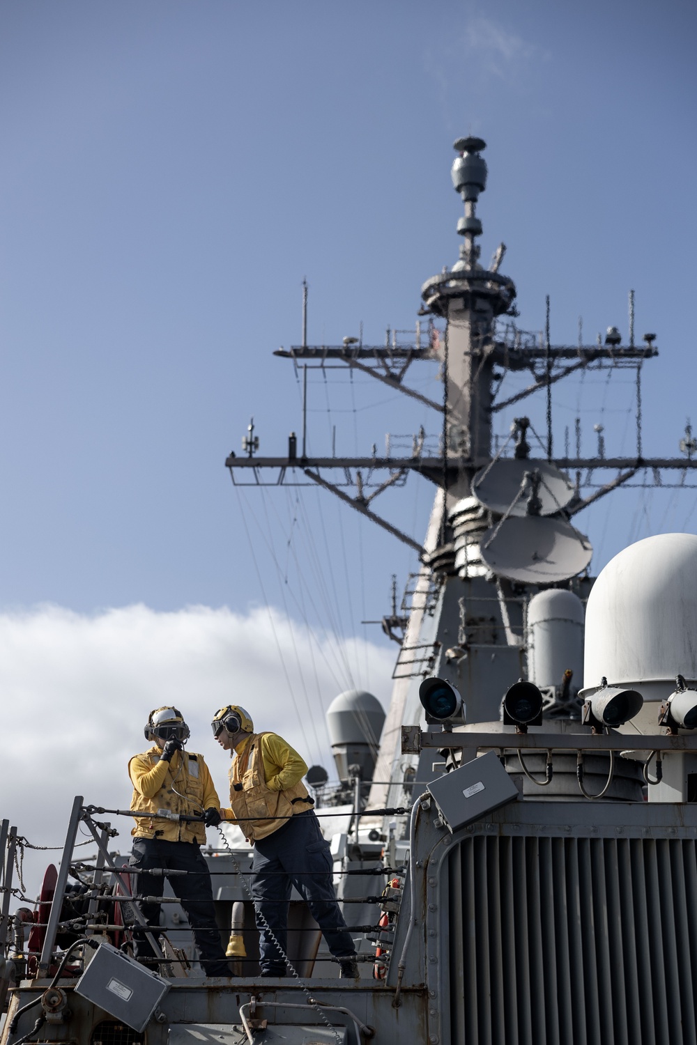 USS Mahan (DDG 72) Aviation Fire Fighting Drill