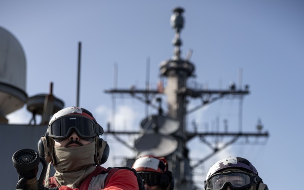 USS Mahan (DDG 72) Aviation Fire Fighting Drill