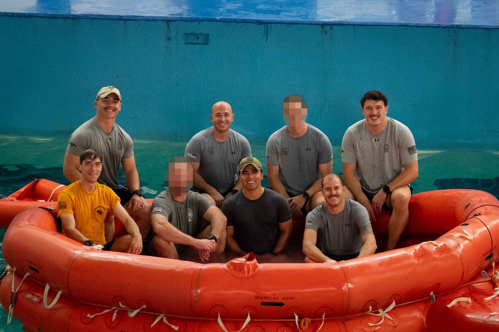 SERE Water Training: 100th ARW Command Chief takes on the Challenge