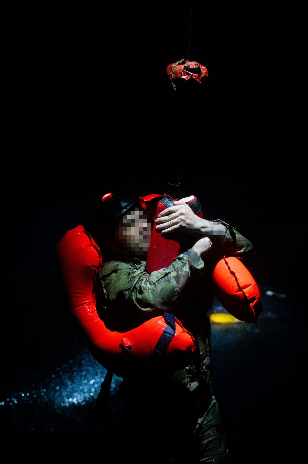 SERE Water Training: 100th ARW Command Chief takes on the Challenge