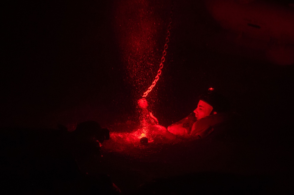SERE Water Training: 100th ARW Command Chief takes on the Challenge