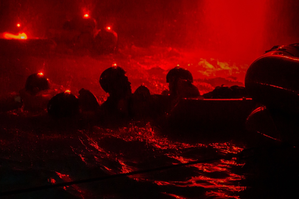 SERE Water Training: 100th ARW Command Chief takes on the Challenge